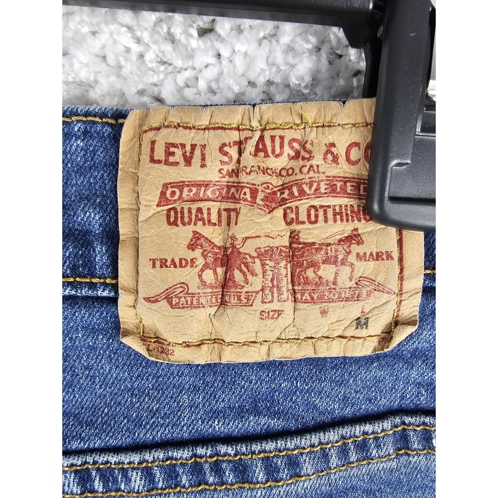 Vtg Levis 350 Relaxed Straight Jeans Womens‎ 6m (27x29) Bootcut Blue Denim Jeans - Picture 12 of 15